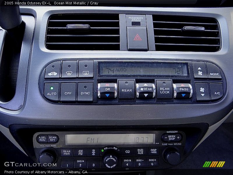 Ocean Mist Metallic / Gray 2005 Honda Odyssey EX-L