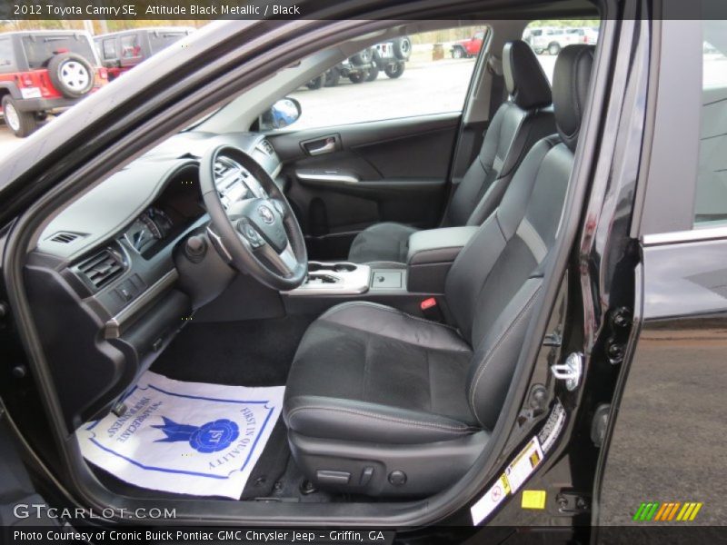Attitude Black Metallic / Black 2012 Toyota Camry SE