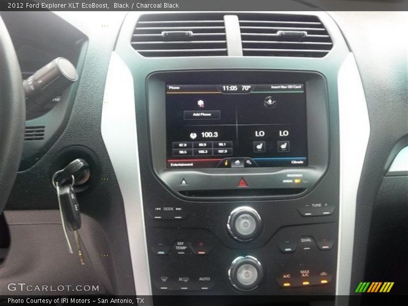 Black / Charcoal Black 2012 Ford Explorer XLT EcoBoost