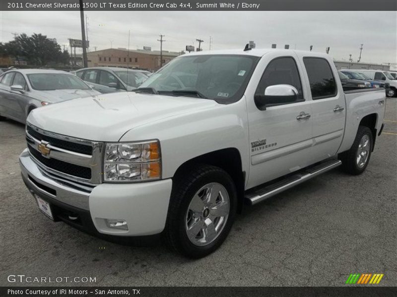 Summit White / Ebony 2011 Chevrolet Silverado 1500 LT Texas Edition Crew Cab 4x4