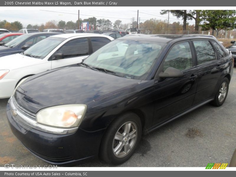 Dark Blue Metallic / Gray 2005 Chevrolet Malibu Maxx LS Wagon