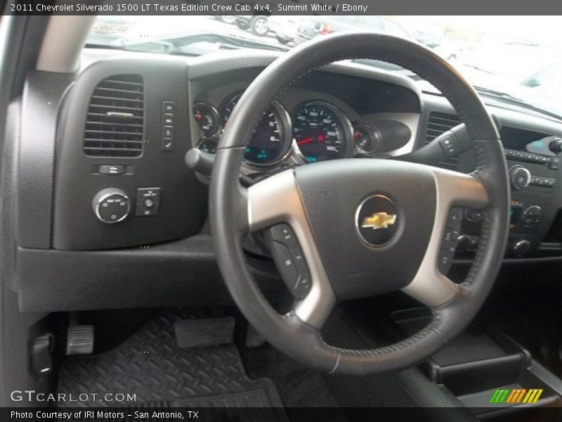 Summit White / Ebony 2011 Chevrolet Silverado 1500 LT Texas Edition Crew Cab 4x4