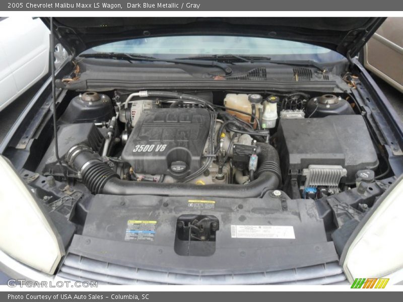 Dark Blue Metallic / Gray 2005 Chevrolet Malibu Maxx LS Wagon