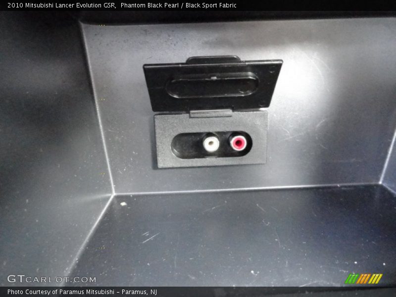 Phantom Black Pearl / Black Sport Fabric 2010 Mitsubishi Lancer Evolution GSR