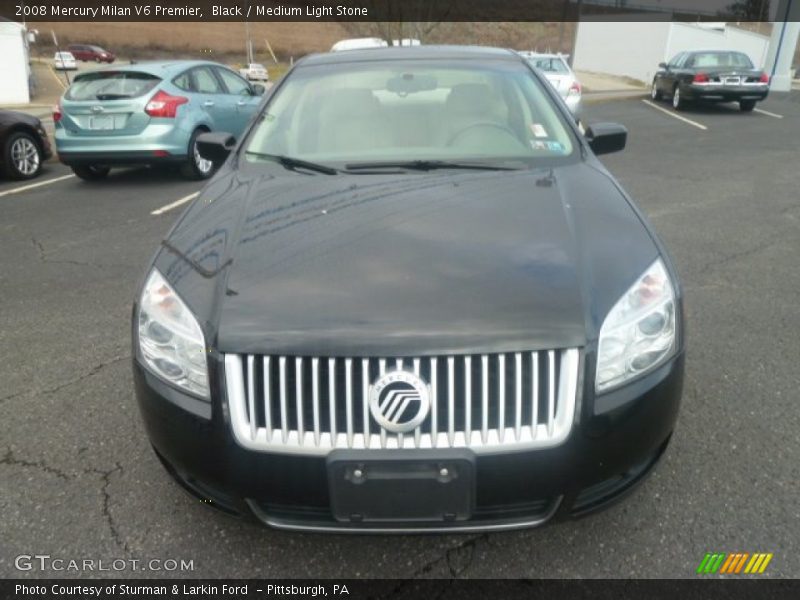 Black / Medium Light Stone 2008 Mercury Milan V6 Premier