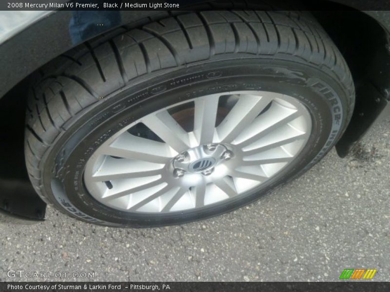 Black / Medium Light Stone 2008 Mercury Milan V6 Premier