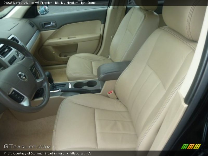 Black / Medium Light Stone 2008 Mercury Milan V6 Premier