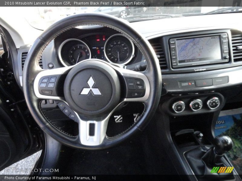Dashboard of 2010 Lancer Evolution GSR