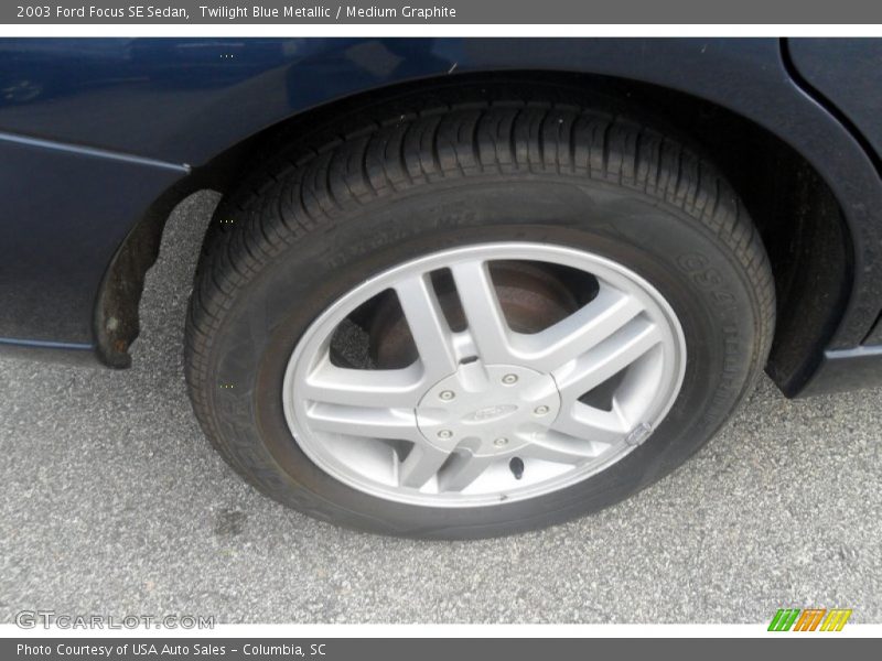 Twilight Blue Metallic / Medium Graphite 2003 Ford Focus SE Sedan