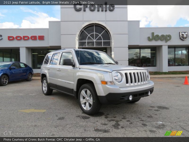 Bright Silver Metallic / Dark Slate Gray 2013 Jeep Patriot Latitude
