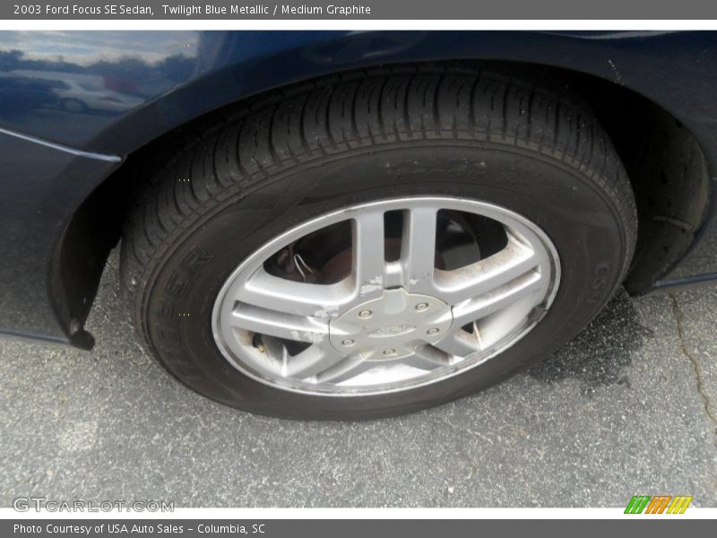 Twilight Blue Metallic / Medium Graphite 2003 Ford Focus SE Sedan