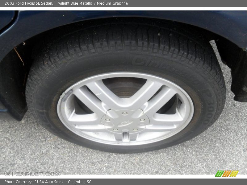 Twilight Blue Metallic / Medium Graphite 2003 Ford Focus SE Sedan