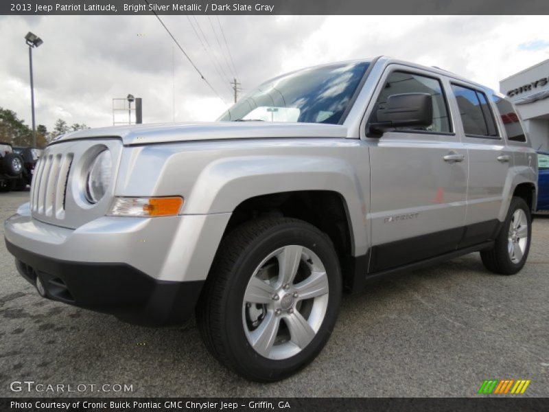 Bright Silver Metallic / Dark Slate Gray 2013 Jeep Patriot Latitude