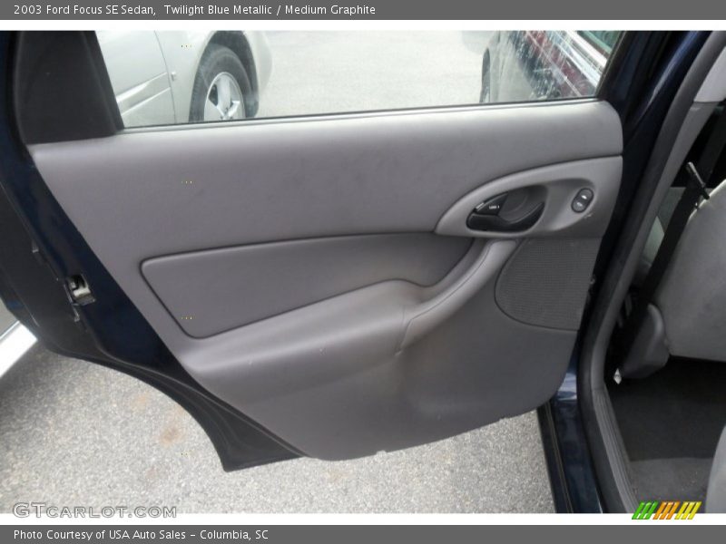 Twilight Blue Metallic / Medium Graphite 2003 Ford Focus SE Sedan
