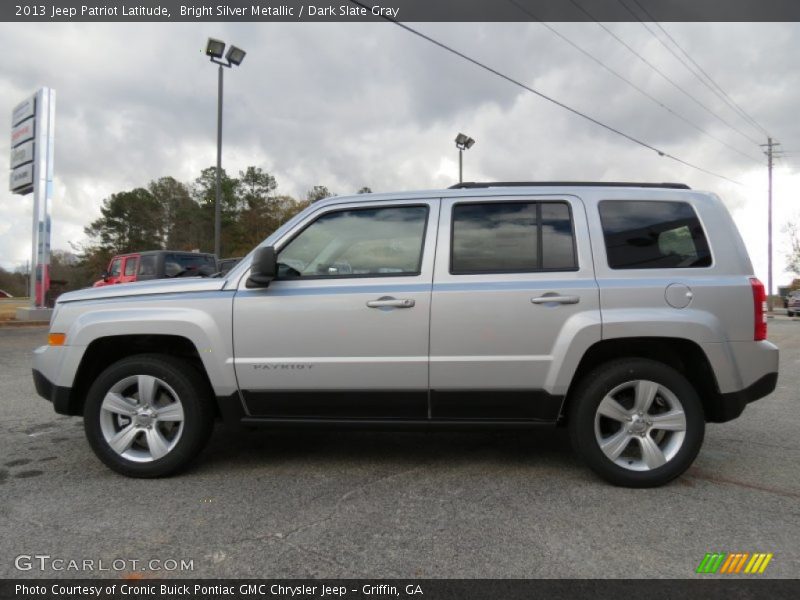 Bright Silver Metallic / Dark Slate Gray 2013 Jeep Patriot Latitude