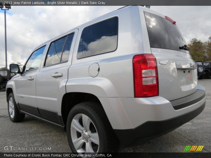Bright Silver Metallic / Dark Slate Gray 2013 Jeep Patriot Latitude