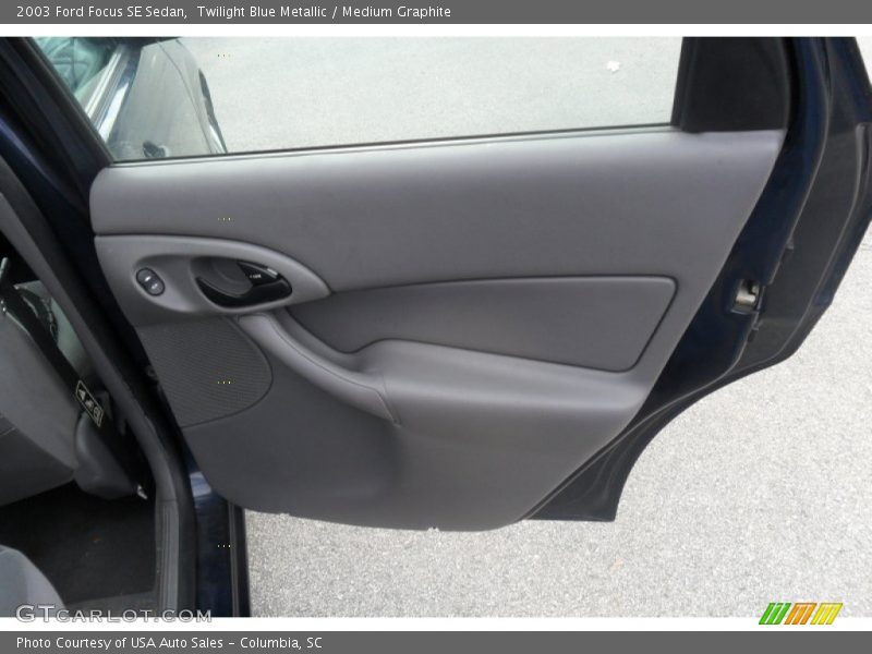 Twilight Blue Metallic / Medium Graphite 2003 Ford Focus SE Sedan