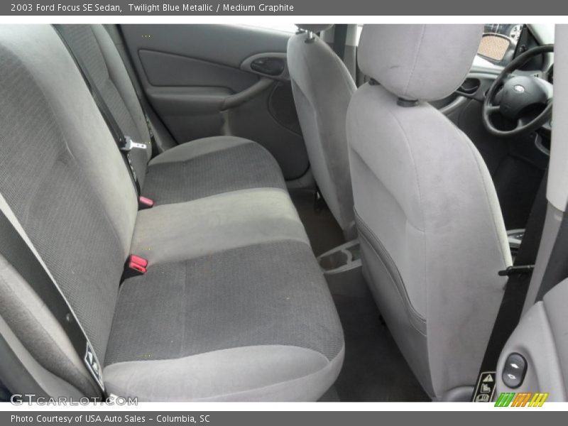 Twilight Blue Metallic / Medium Graphite 2003 Ford Focus SE Sedan