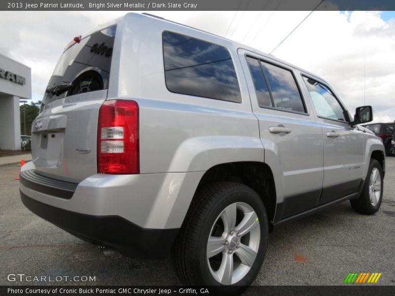 Bright Silver Metallic / Dark Slate Gray 2013 Jeep Patriot Latitude