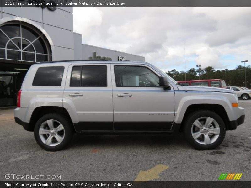 Bright Silver Metallic / Dark Slate Gray 2013 Jeep Patriot Latitude