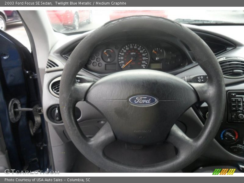 Twilight Blue Metallic / Medium Graphite 2003 Ford Focus SE Sedan