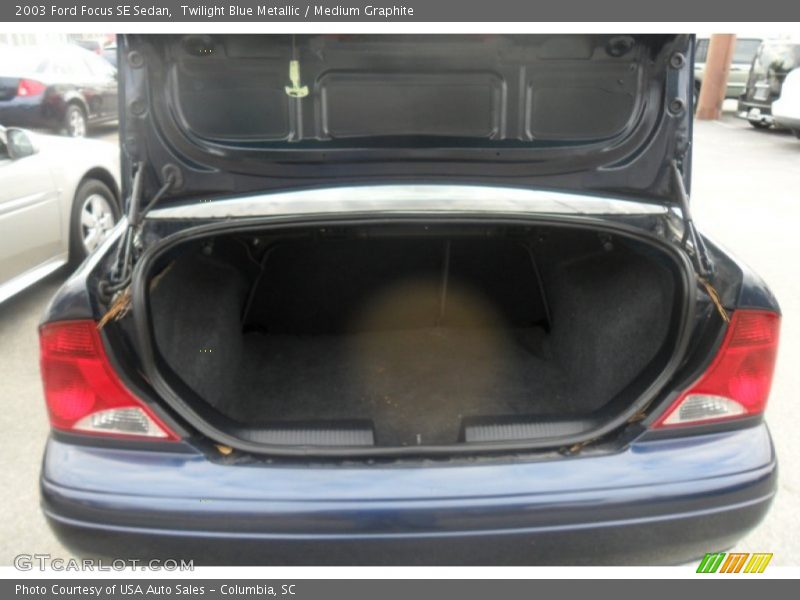 Twilight Blue Metallic / Medium Graphite 2003 Ford Focus SE Sedan