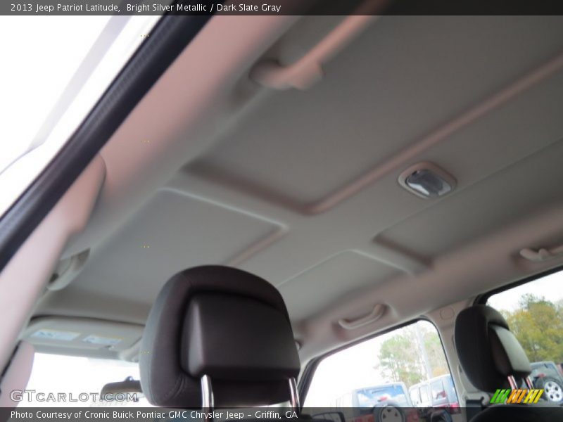 Bright Silver Metallic / Dark Slate Gray 2013 Jeep Patriot Latitude