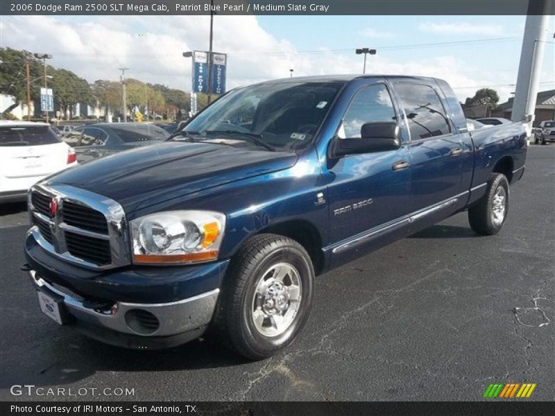 Patriot Blue Pearl / Medium Slate Gray 2006 Dodge Ram 2500 SLT Mega Cab