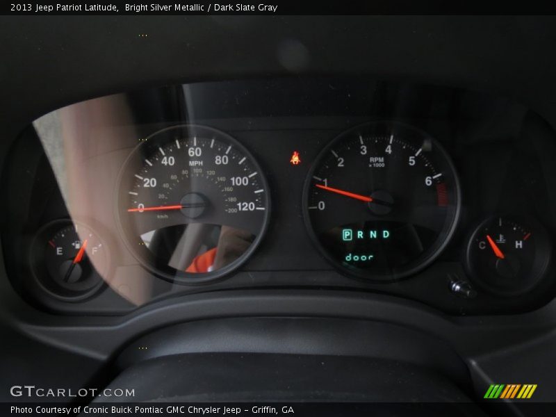 Bright Silver Metallic / Dark Slate Gray 2013 Jeep Patriot Latitude