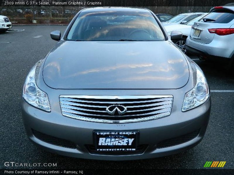 Platinum Graphite / Graphite 2009 Infiniti G 37 x Sedan