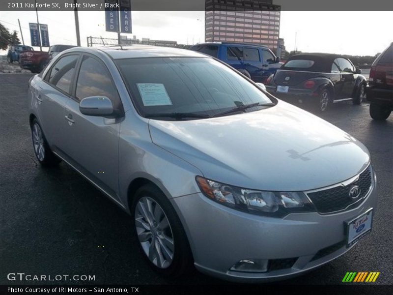 Bright Silver / Black 2011 Kia Forte SX