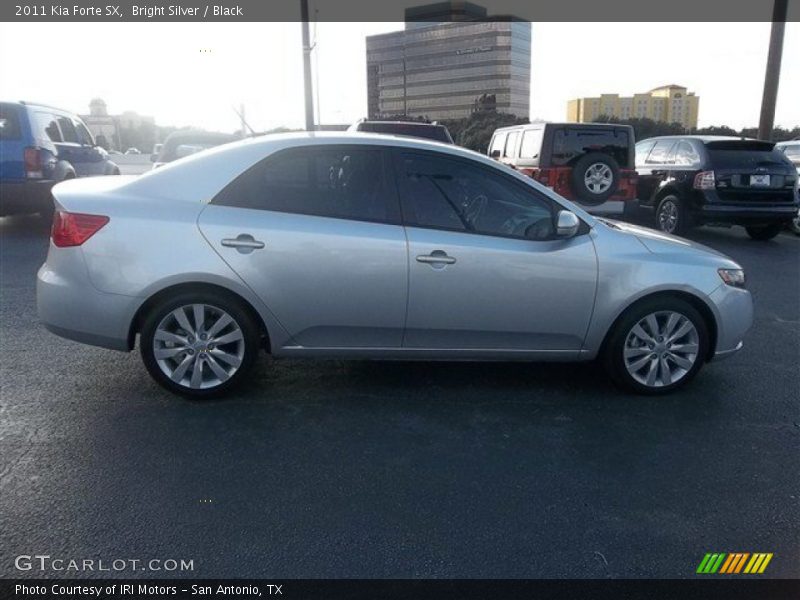 Bright Silver / Black 2011 Kia Forte SX