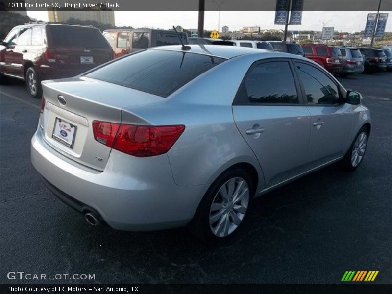 Bright Silver / Black 2011 Kia Forte SX
