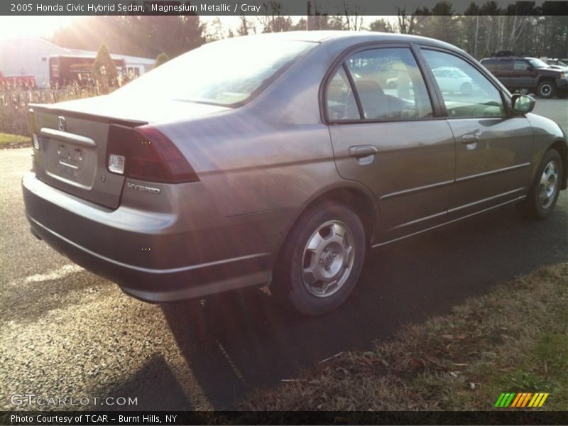 Magnesium Metallic / Gray 2005 Honda Civic Hybrid Sedan
