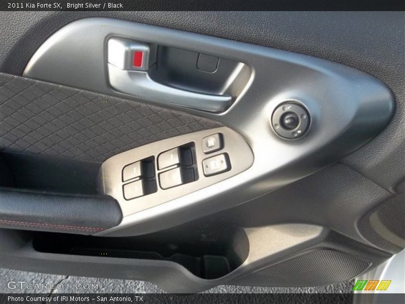 Bright Silver / Black 2011 Kia Forte SX