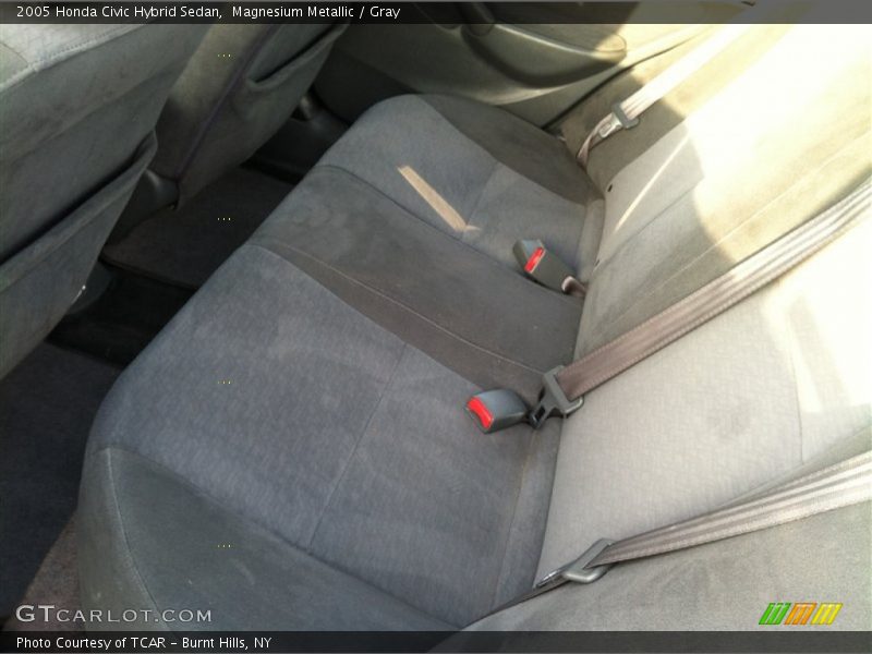 Magnesium Metallic / Gray 2005 Honda Civic Hybrid Sedan