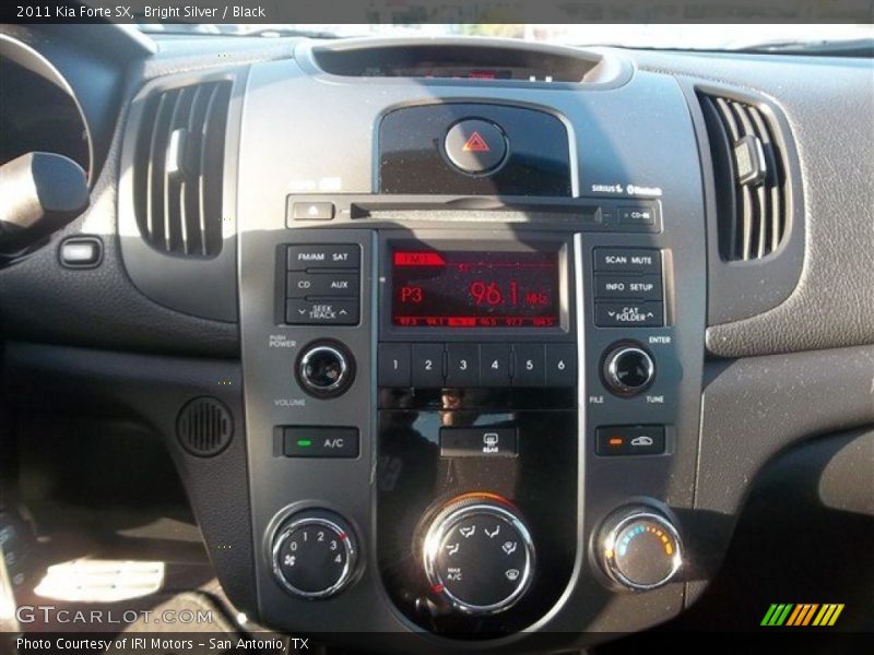 Bright Silver / Black 2011 Kia Forte SX