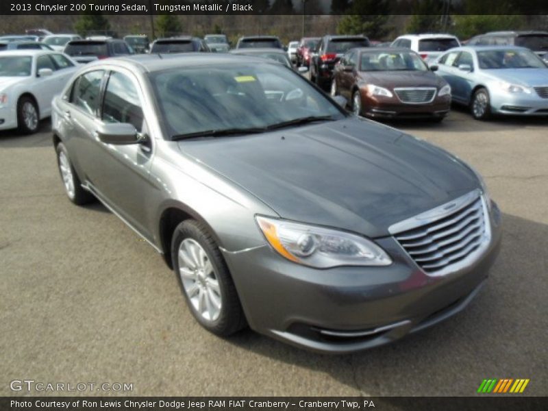 Tungsten Metallic / Black 2013 Chrysler 200 Touring Sedan