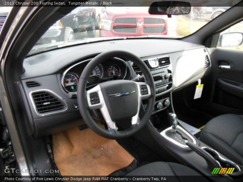 Tungsten Metallic / Black 2013 Chrysler 200 Touring Sedan