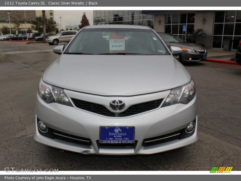 Classic Silver Metallic / Black 2012 Toyota Camry SE