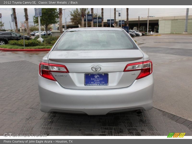 Classic Silver Metallic / Black 2012 Toyota Camry SE