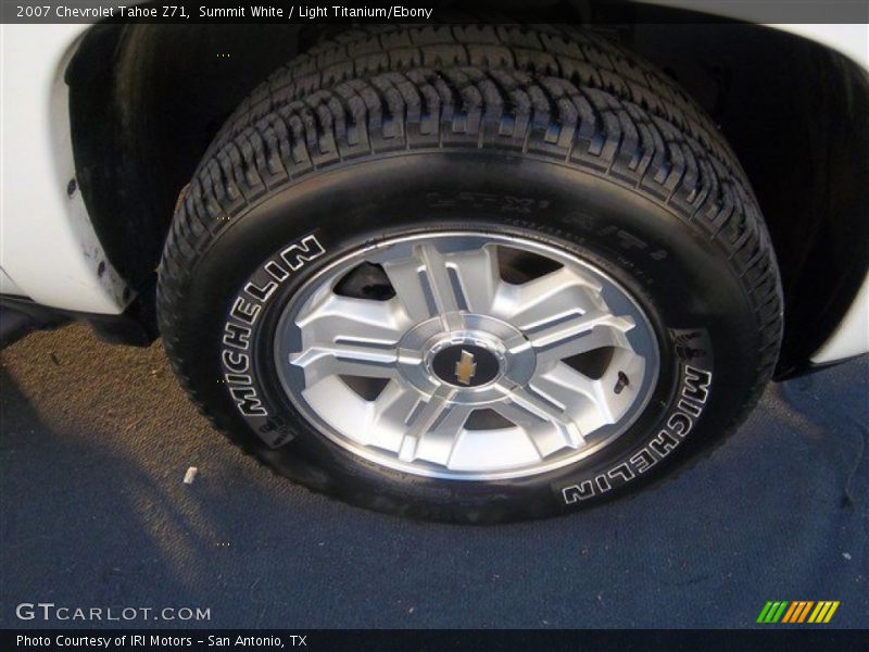 Summit White / Light Titanium/Ebony 2007 Chevrolet Tahoe Z71