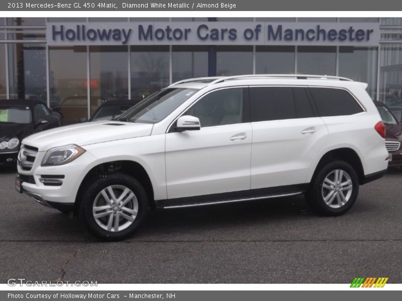 Diamond White Metallic / Almond Beige 2013 Mercedes-Benz GL 450 4Matic