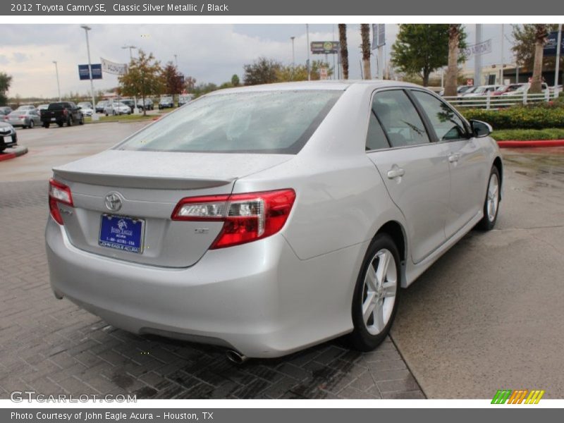 Classic Silver Metallic / Black 2012 Toyota Camry SE