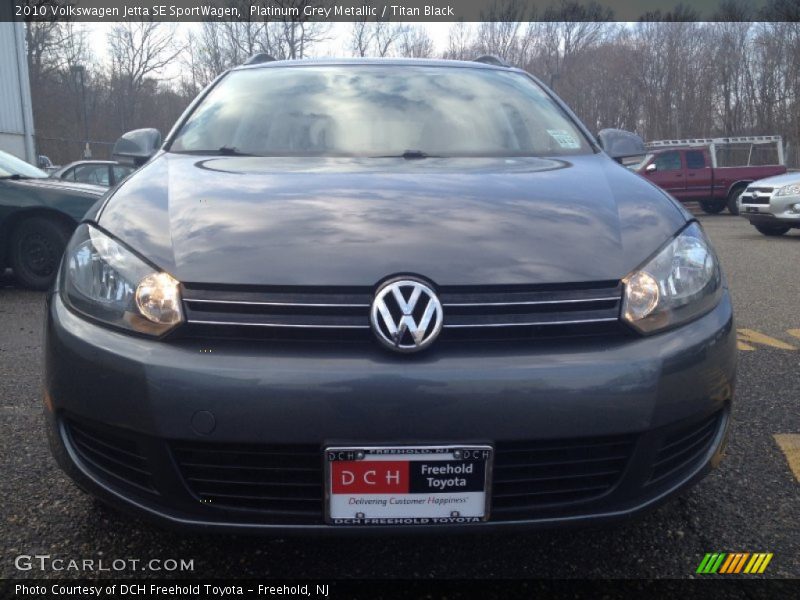 Platinum Grey Metallic / Titan Black 2010 Volkswagen Jetta SE SportWagen