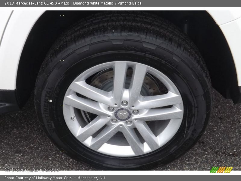 Diamond White Metallic / Almond Beige 2013 Mercedes-Benz GL 450 4Matic