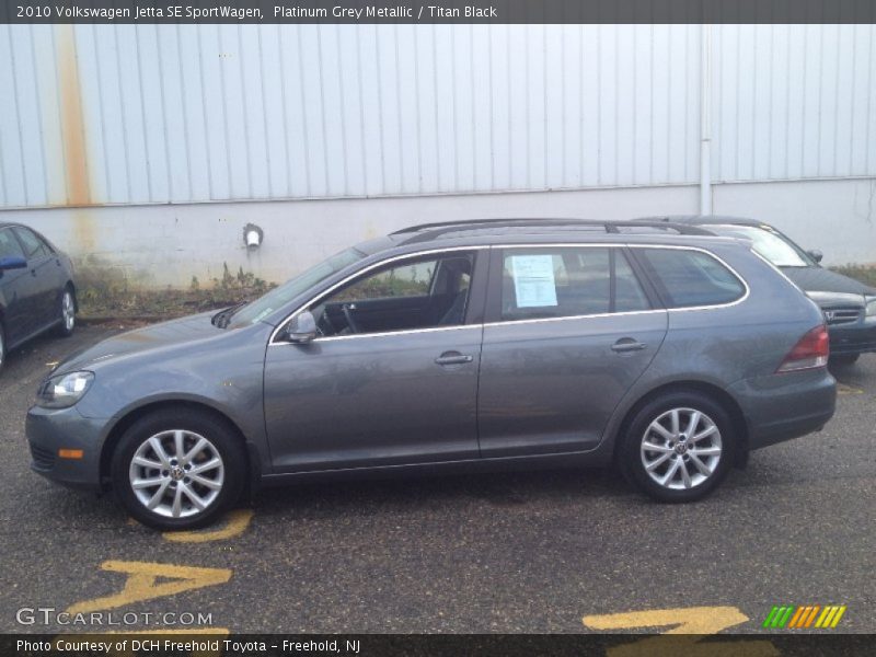 Platinum Grey Metallic / Titan Black 2010 Volkswagen Jetta SE SportWagen