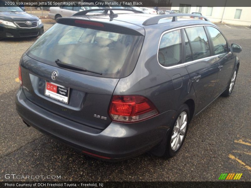 Platinum Grey Metallic / Titan Black 2010 Volkswagen Jetta SE SportWagen