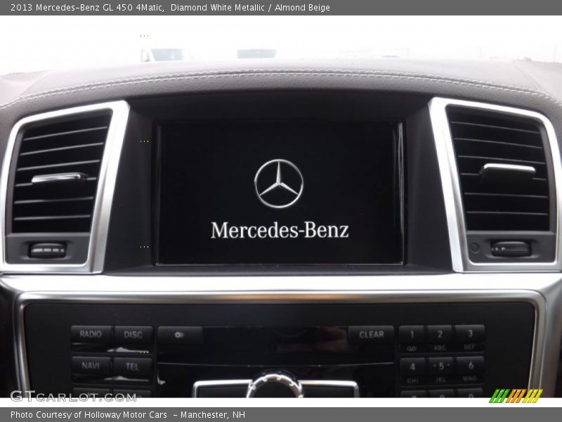 Diamond White Metallic / Almond Beige 2013 Mercedes-Benz GL 450 4Matic