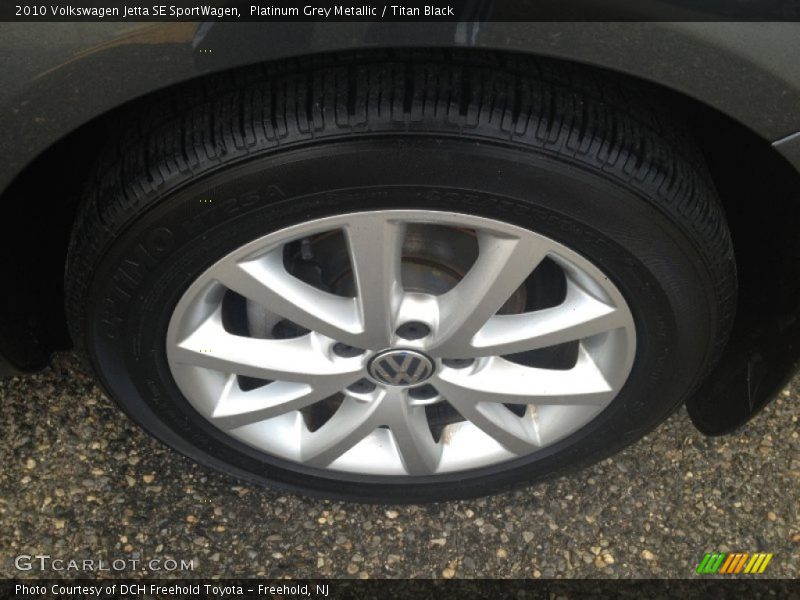 Platinum Grey Metallic / Titan Black 2010 Volkswagen Jetta SE SportWagen